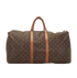Keepall 55, &pound;795, Handbags, Brown, Canvas, Back view